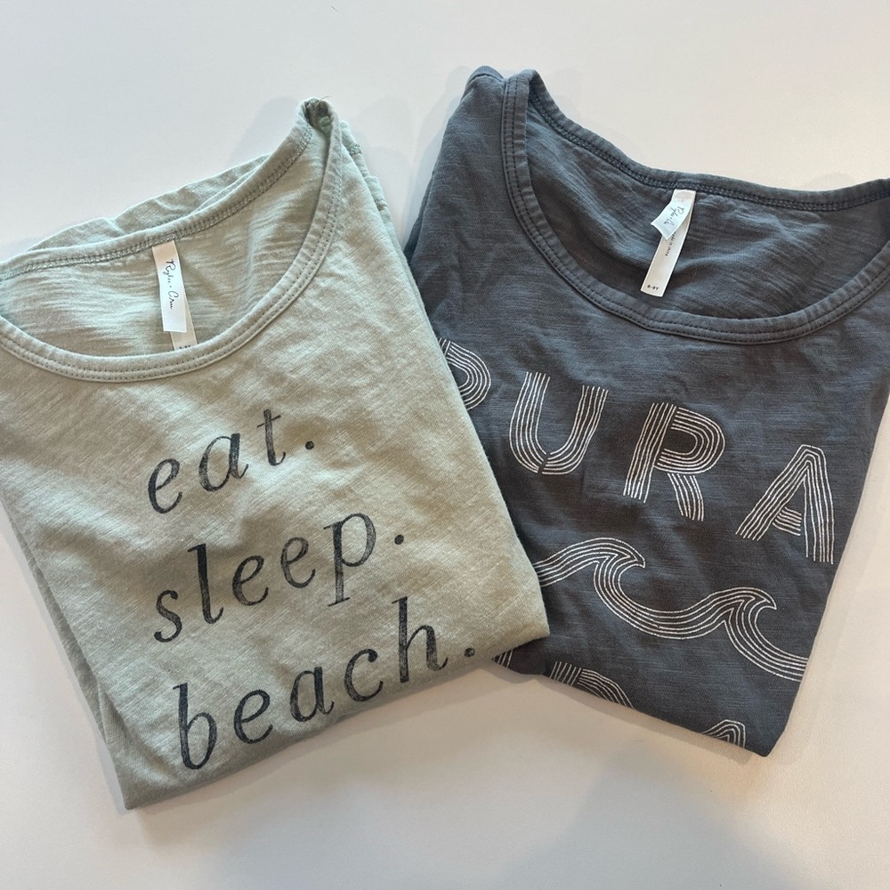 2 Rylee and Cru tee shirts